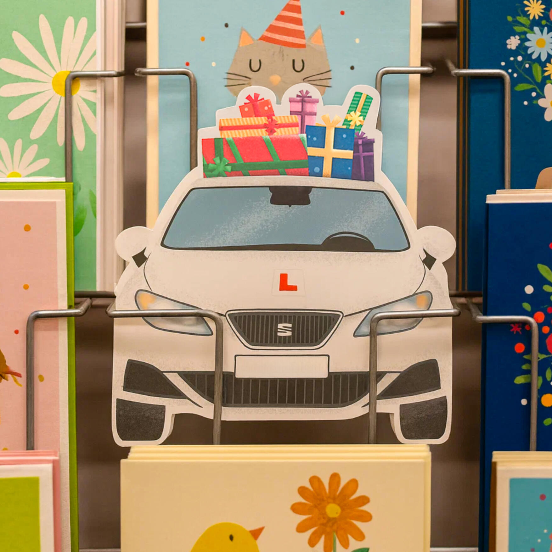 Car Greeting Card - Just Drivin&#39;