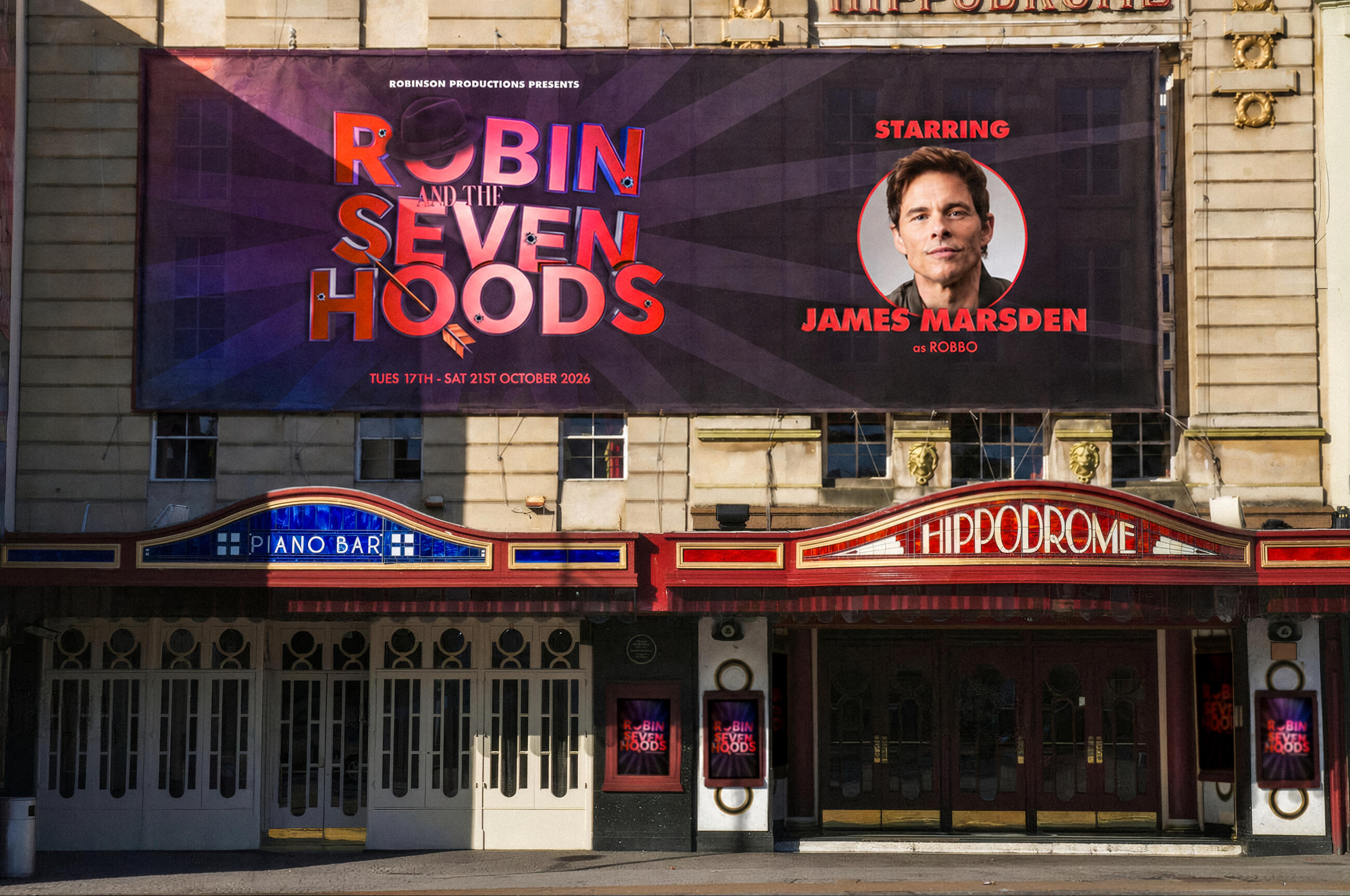 Robin & The Seven Hoods Key Art Banner