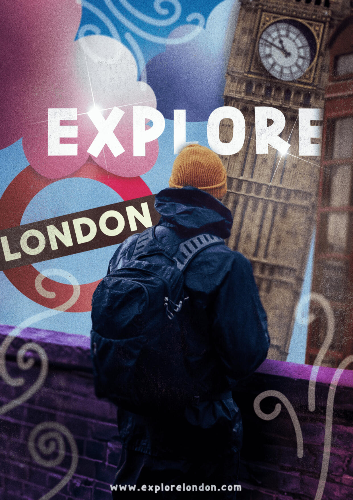 Explore London, Travel Ad