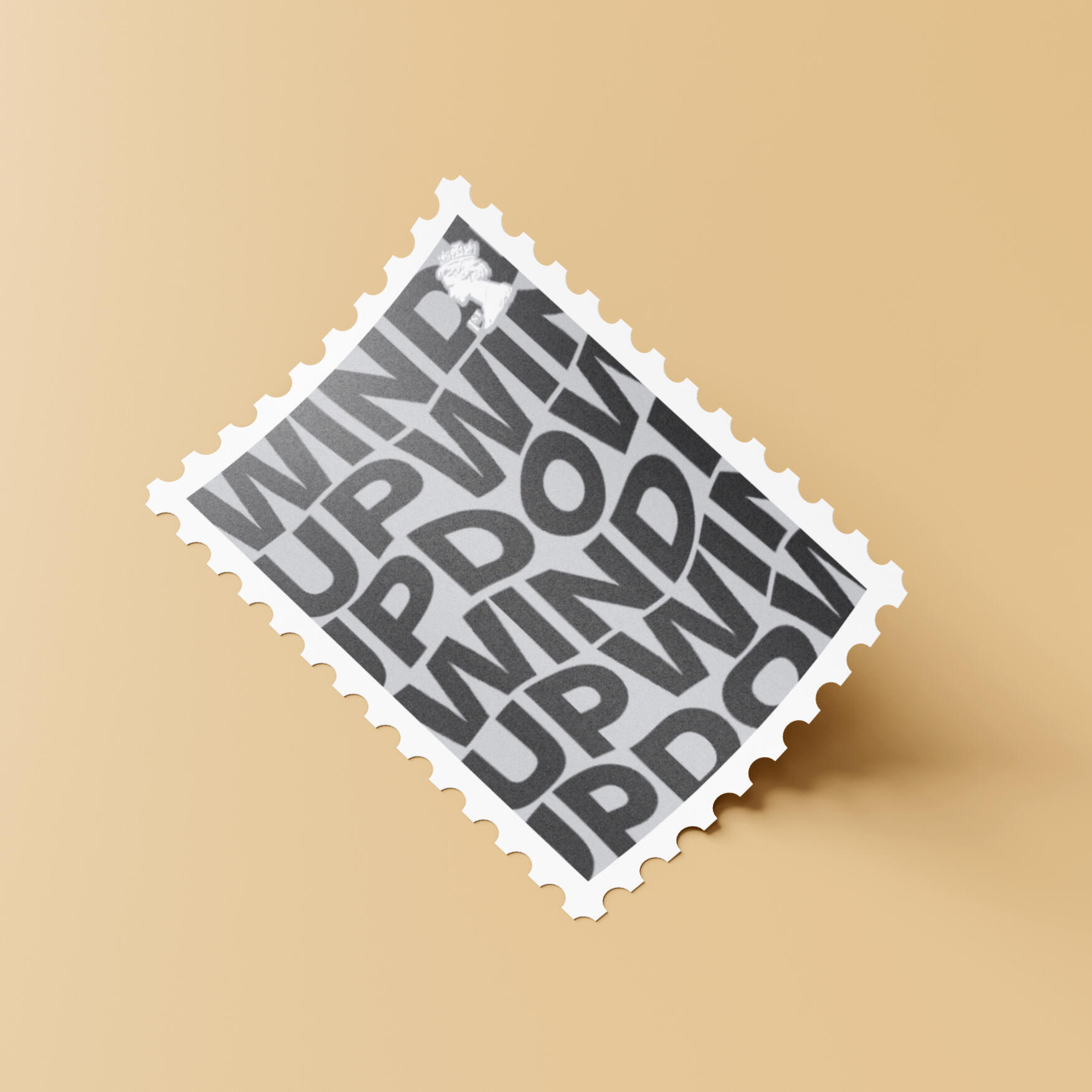 Wind Up, Wind Down - Climate Change Stamp Design