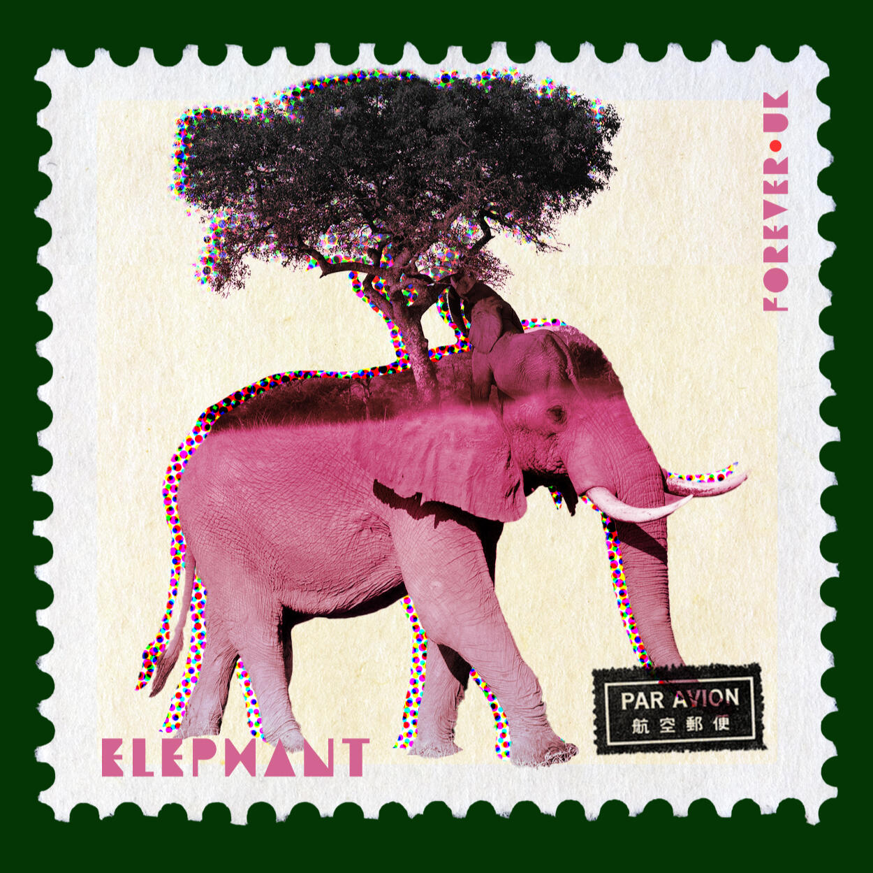 Elephant Stamp Design